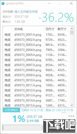 gluttonyPNG,gluttonyPNG下载,png图片无损压缩,png批量压缩