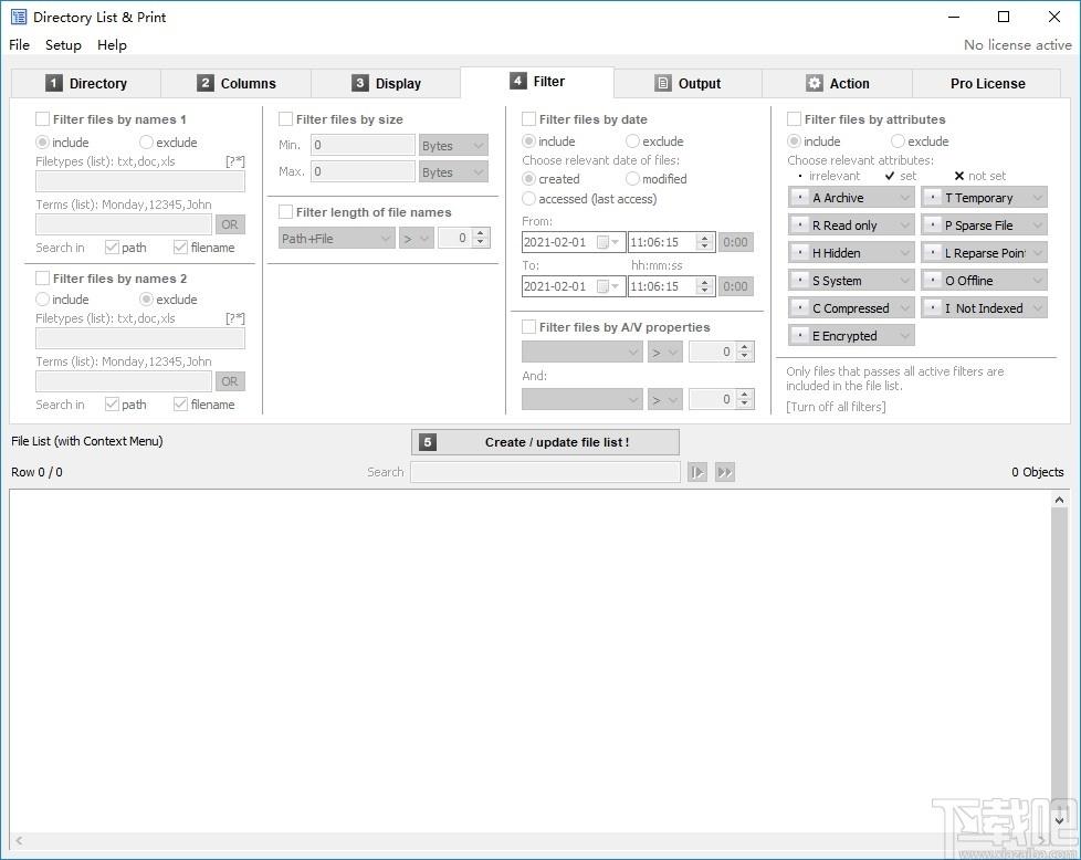Directory List&Print Pro下载,目录列表打印工具,文件管理