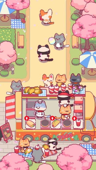 猫猫空闲餐厅游戏(cat idle restaurant)下载,猫猫空闲餐厅,放置游戏,经营游戏